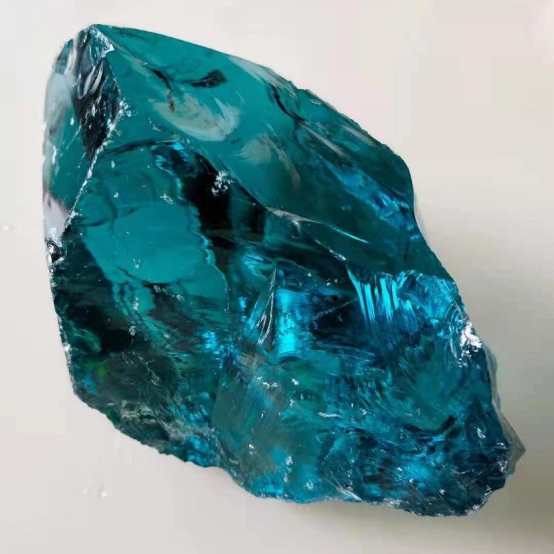 2024 Hot Sale Products Blue Glass sand Colorful Terrazzo Glass Broken Glass Sand