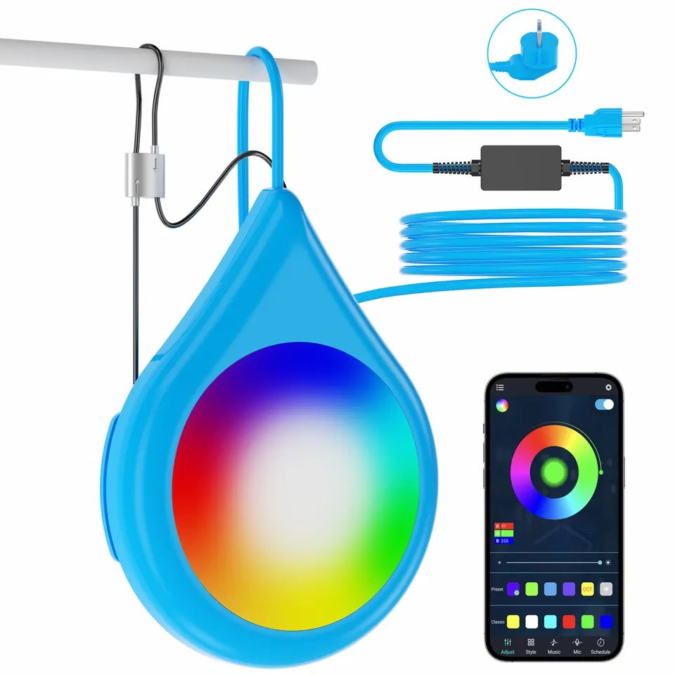 IP68 LED Pool light RGB IC APP Wifi remote control swimming pool decorative lighting lamp aquarium light