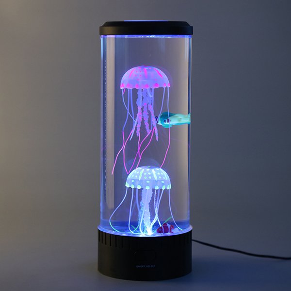 LED Night Light Remote Control Jellyfish Lamp Color Changing Home Decoration Lamp Aquarium Birthday Gift Kids