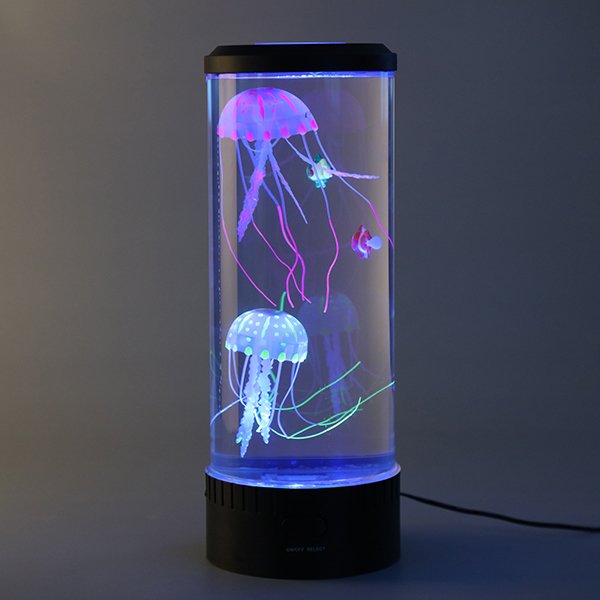 LED Night Light Remote Control Jellyfish Lamp Color Changing Home Decoration Lamp Aquarium Birthday Gift Kids