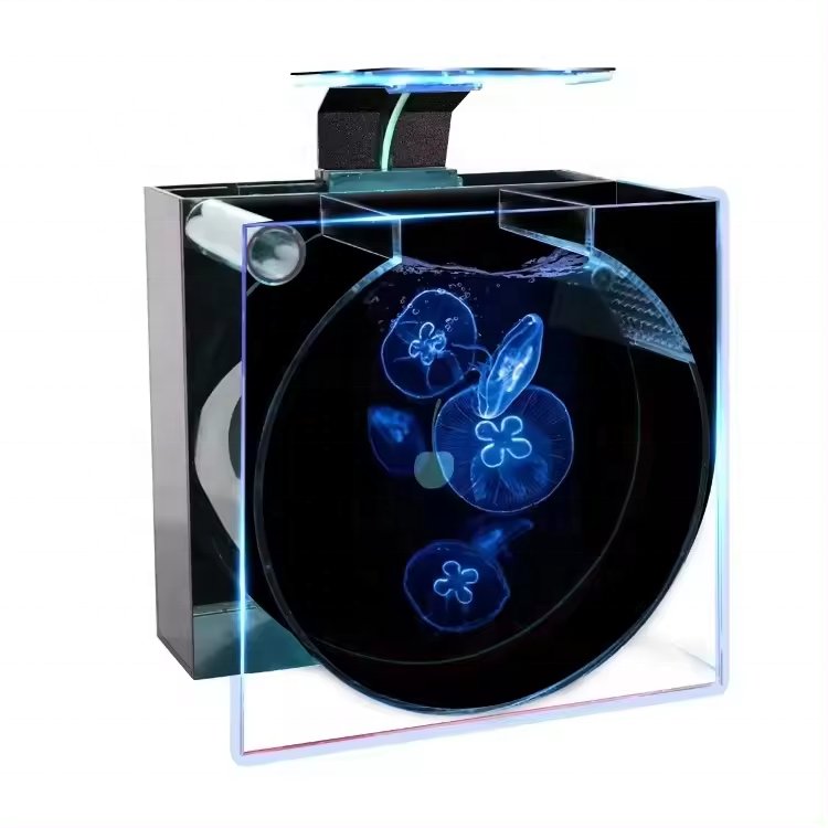 variety of adjustable night light water tank, so that your life is no longer monotonous,Jellyfish tank Fish tank
