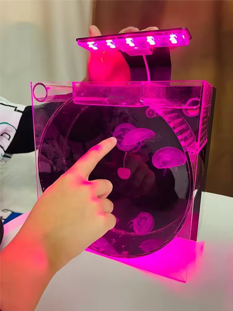 variety of adjustable night light water tank, so that your life is no longer monotonous,Jellyfish tank Fish tank