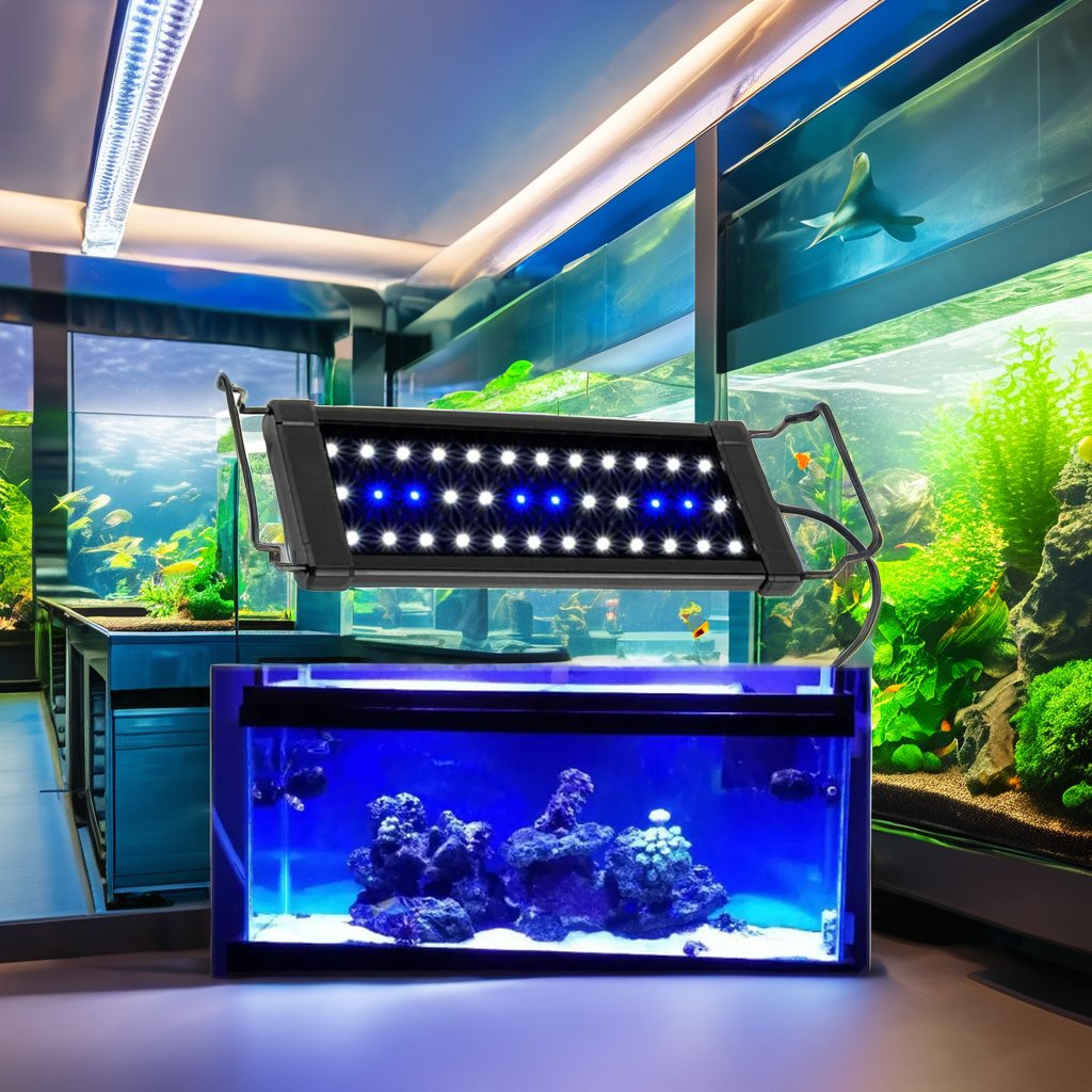 172135 Smart 30W LED Lamp 30-120CM LED Aquarium Lamps Fit 120-130CM Fish Tank LED Light Tube