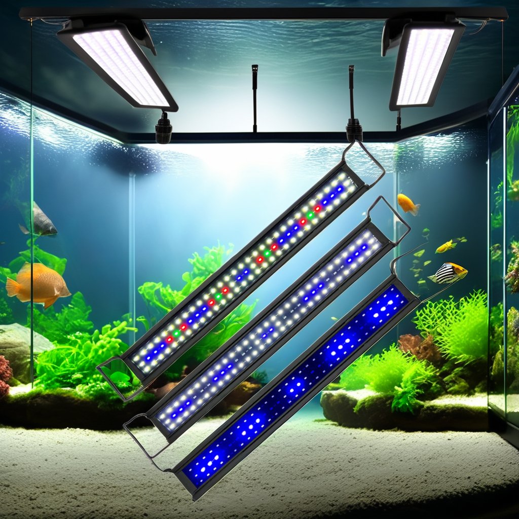 172135 Smart 30W LED Lamp 30-120CM LED Aquarium Lamps Fit 120-130CM Fish Tank LED Light Tube