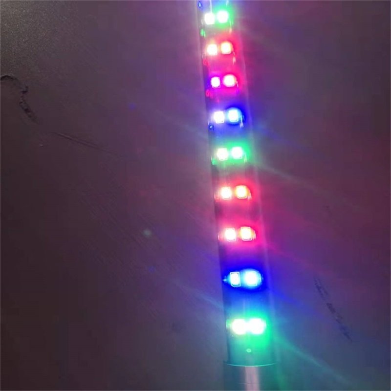 Zaohetian Switch discoloration led aquarium light cheap Chinese aquarium led lamp WRGB fish tank lamp
