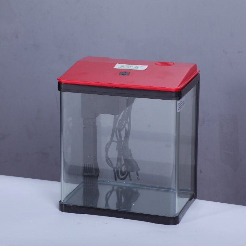 Factory supplier DG series touch switch LED light covered Integrated aquarium one-piece curved fish tank wholesale custom