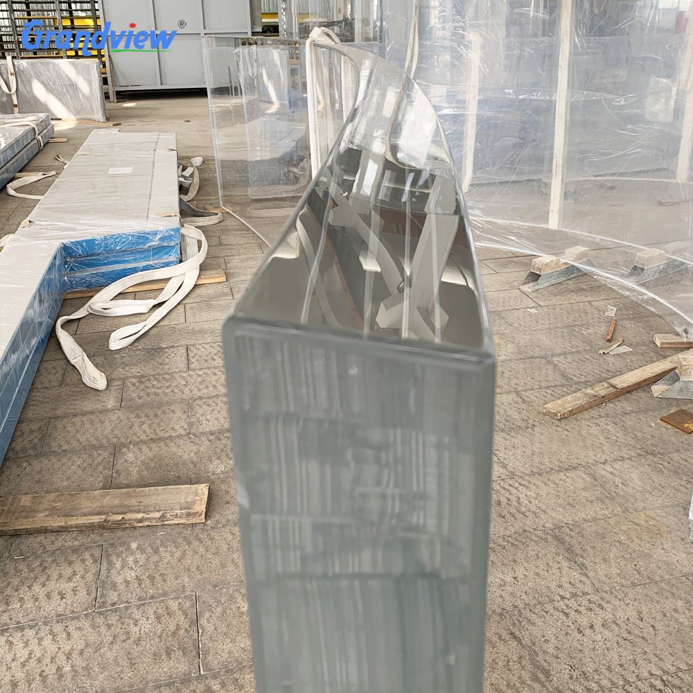 large curved transparent acrylic cylinder shape aquarium tanks acrylic large aquarium