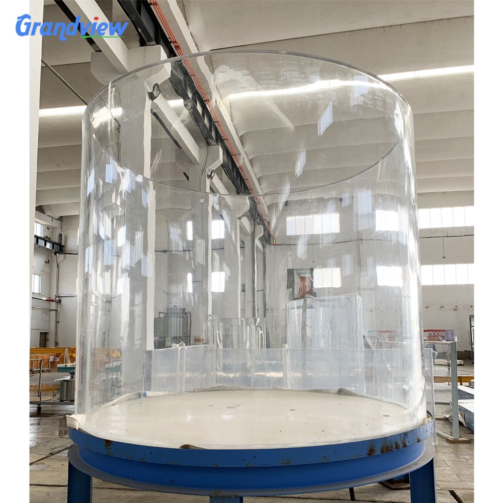 large curved transparent acrylic cylinder shape aquarium tanks acrylic large aquarium