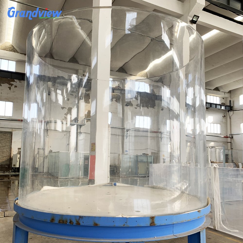 large curved transparent acrylic cylinder shape aquarium tanks acrylic large aquarium