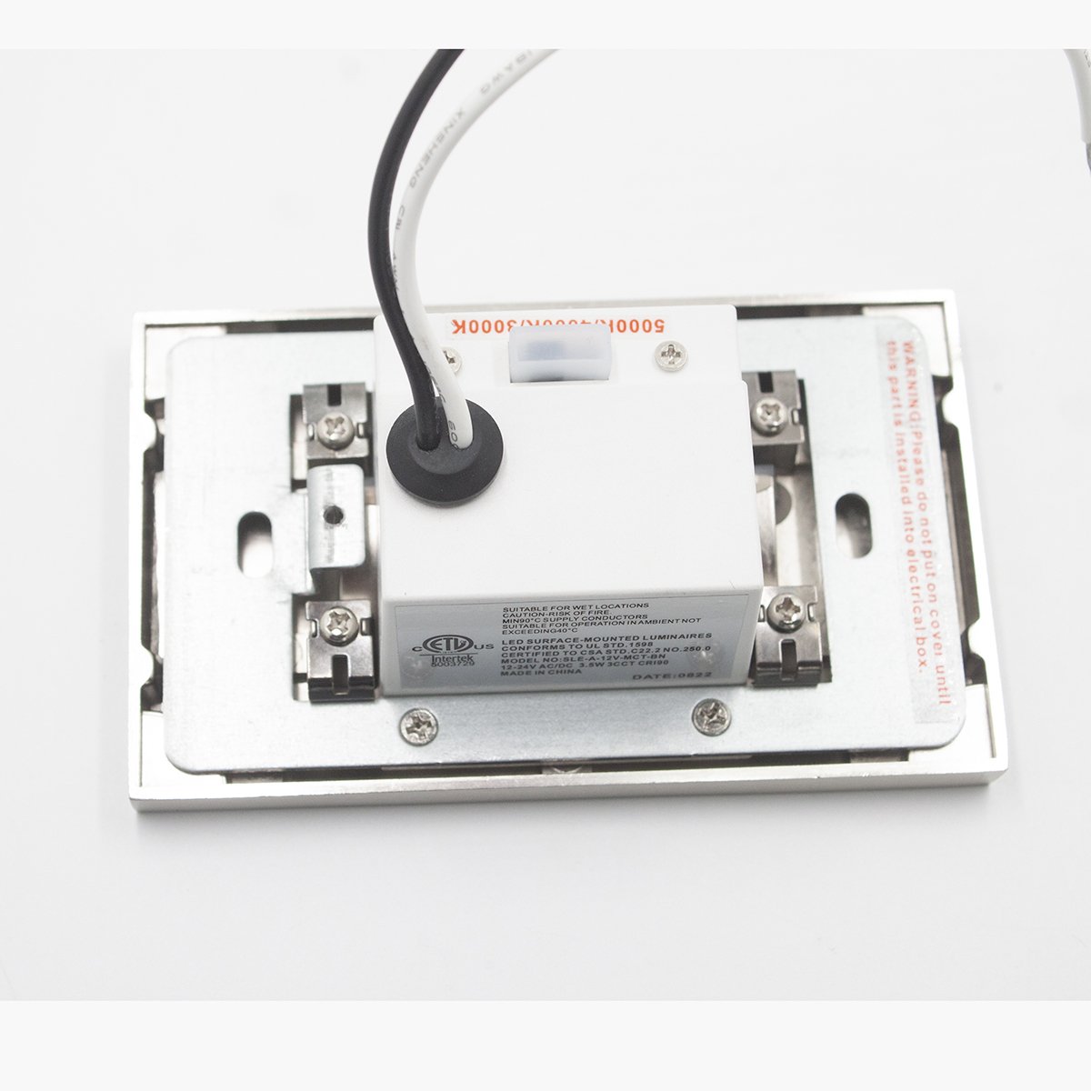 Top frame changeable 3.5W High Voltage Special design 120V C-ETL-us LED Step Light