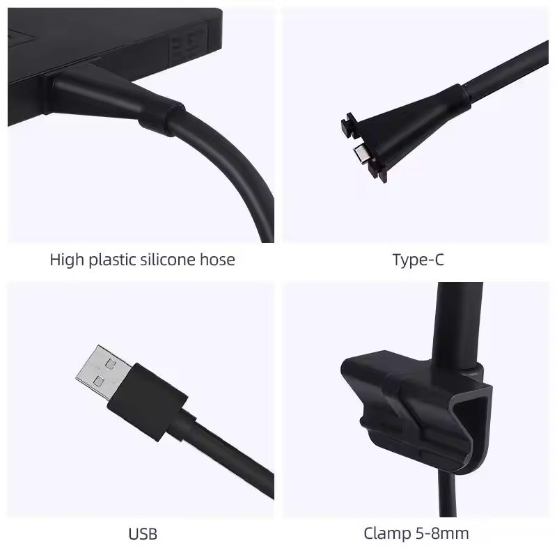 Aquarium Accessories Mini RGB UV Led Light Aquarium Micro Plant Desk Lamp For 20cm Small Fish Tank