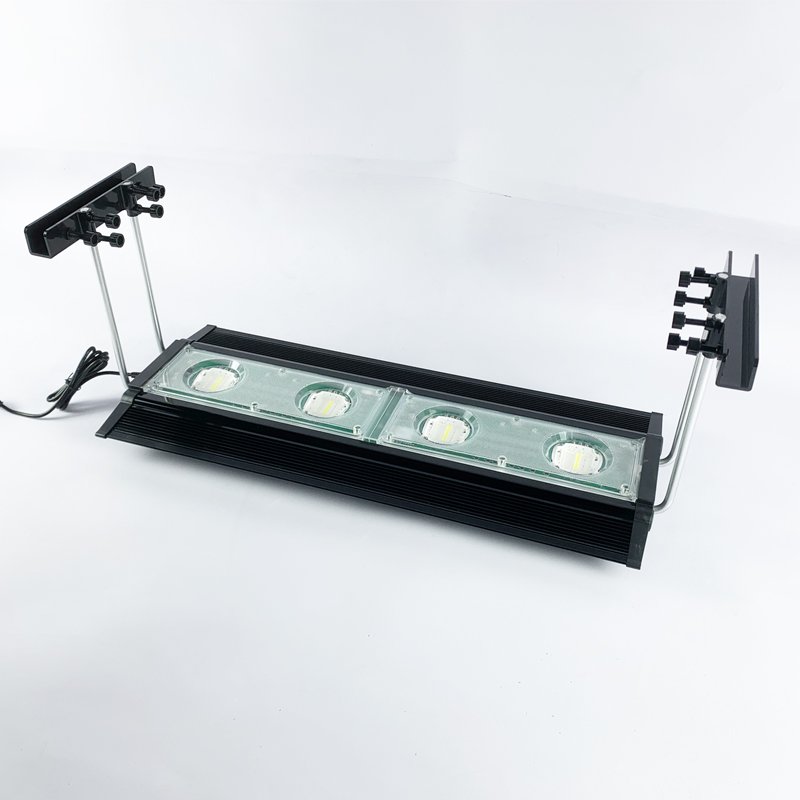 140w Bracket lamp for fish tank water plants and corals Bracket lamp RGB white blue for corals Extendable lamp stand
