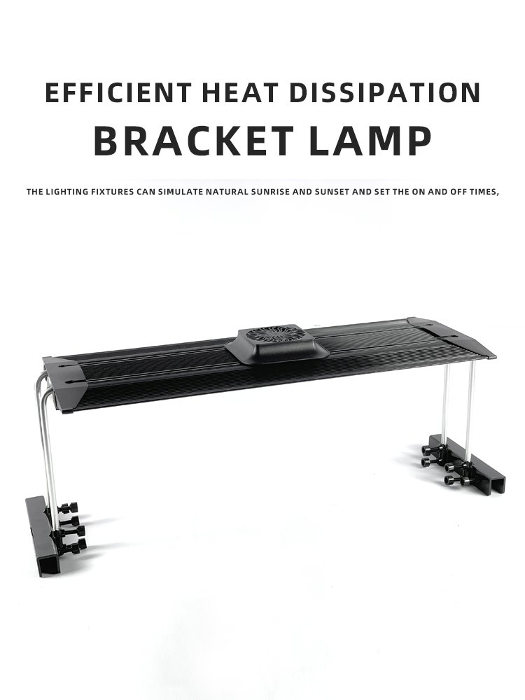 140w Bracket lamp for fish tank water plants and corals Bracket lamp RGB white blue for corals Extendable lamp stand