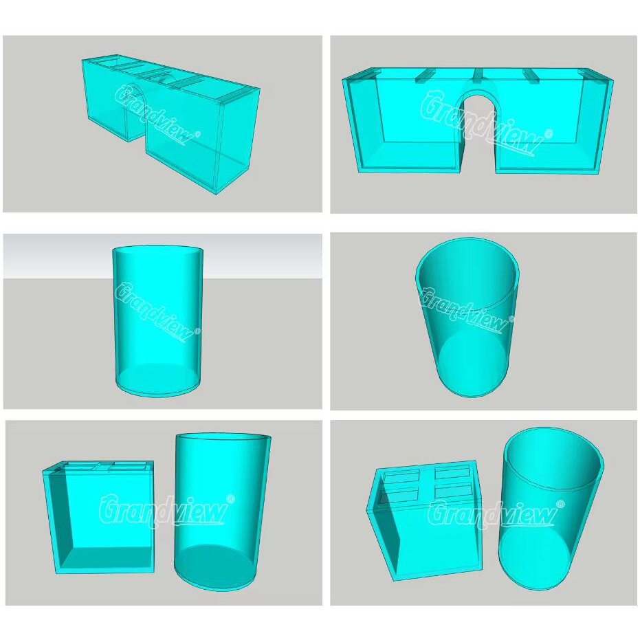 UV Cylinder Acrylic Aquarium Plastic Water Tank Aquariums & Accessories Sustainable 5l Clear Large Plastic Cylinder Reservoir