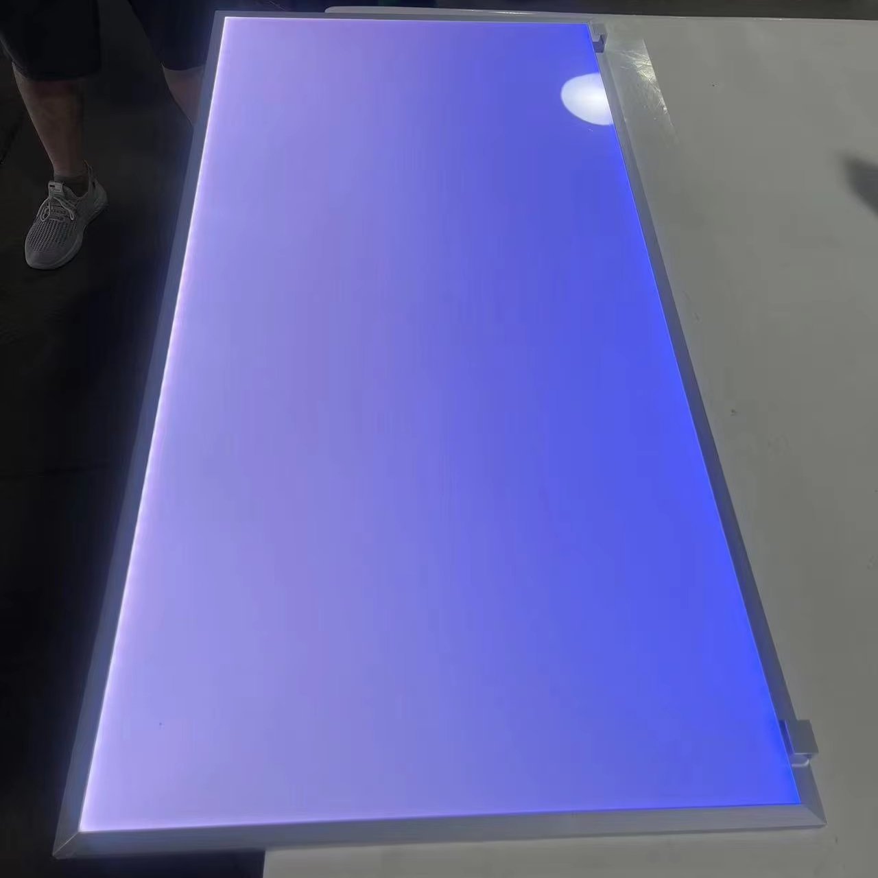Edge light RGB with high power RGB led strip Independent control of two LED strips top and bottom App control customized size