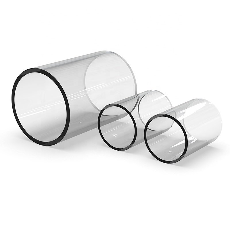 Polycarbonate Pipe Acrylic Tube PMMA Clear Plastic Extruded Round Transparent Acrylic Pipe In Various Size
