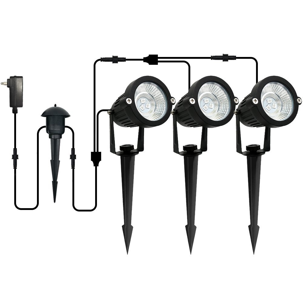 Anti-fall ABS Material Garden Decorative LED Light IP67 Waterproof Garden Spot Light AC LED Spotlight 60 Luces Led Para Jardin