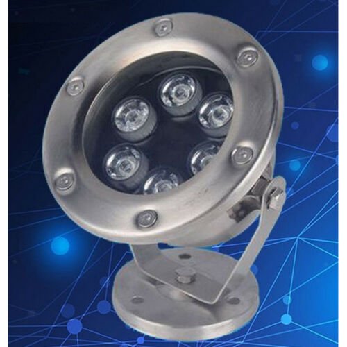 DC12V LED Pool Lamp White Light 6W IP68 LED Underwater Aquarium Pool Fish Tank Spot Light