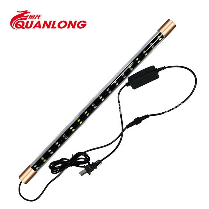 Quanlong High quality marine wrgb T8 led aquarium lighting for arowana fish lamp submersible fish tank aquarium led light