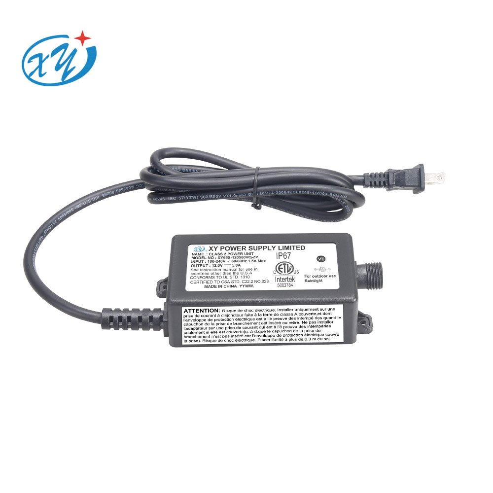 wholesale waterproof power adapter 65w IP67 12v 5a 24v 2.5a 36v 1.5a ac dc adapter for led light sound system Eave light