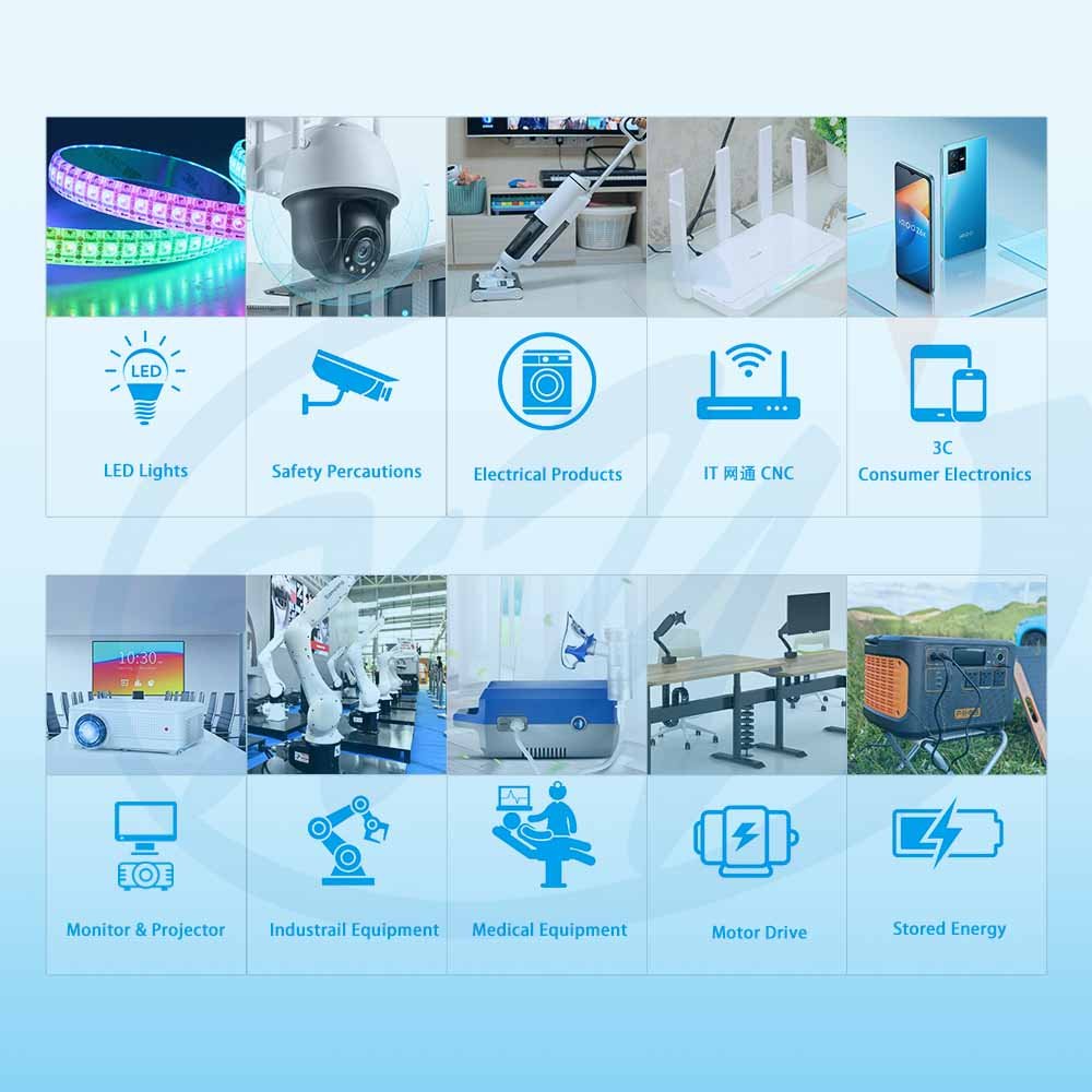 wholesale waterproof power adapter 65w IP67 12v 5a 24v 2.5a 36v 1.5a ac dc adapter for led light sound system Eave light