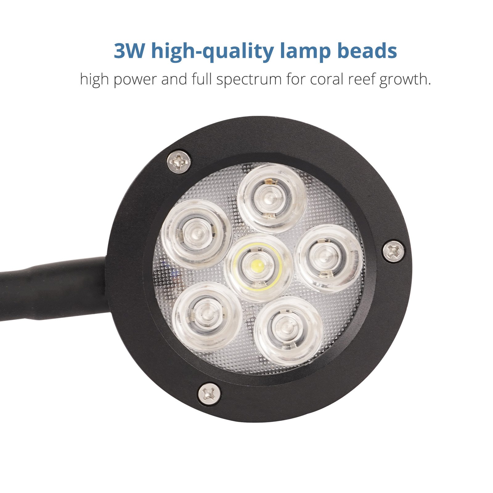 GAKO Q2 Factory direct Hot item Marine Led light high brightness can be adjusted in multiple directions for growth of corals
