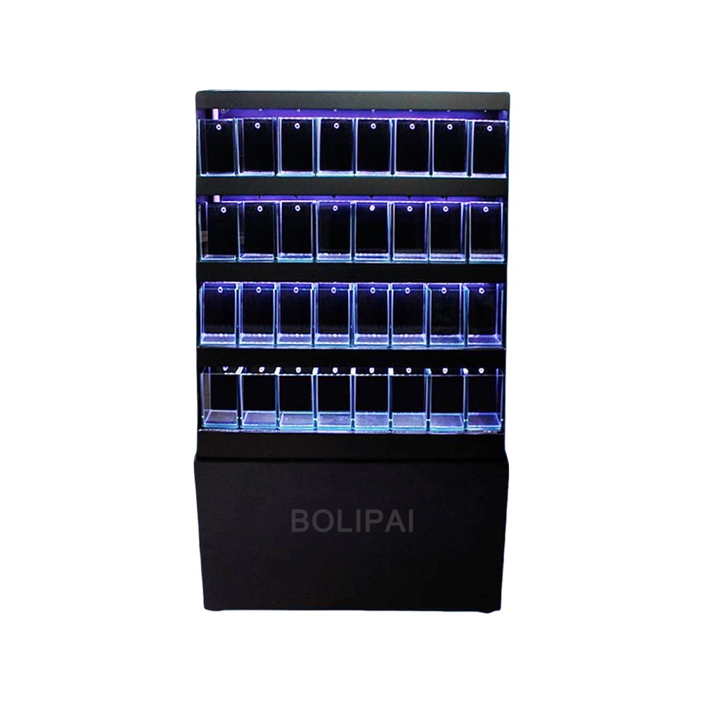 Customizable ultra clear glass 8 bay betta fish tank