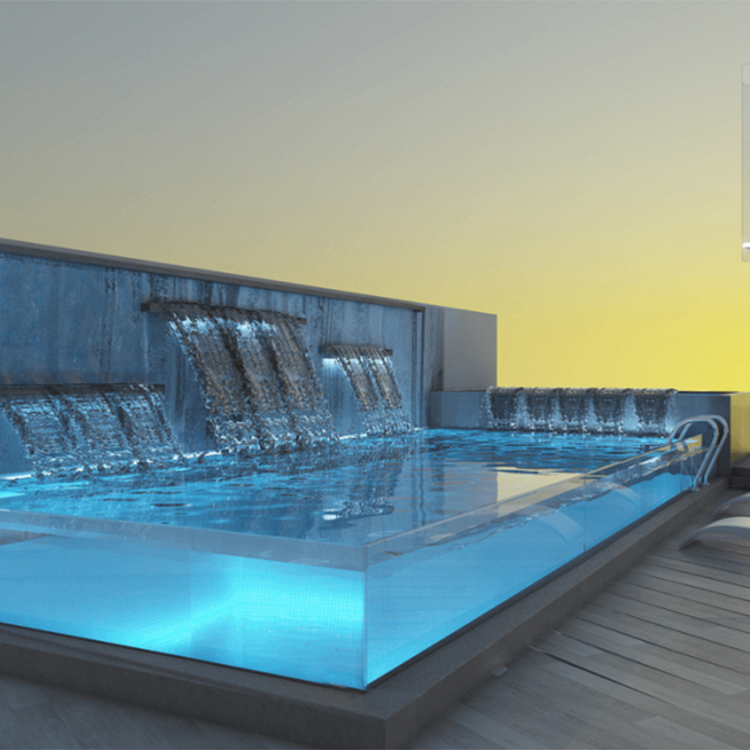 Chinese supplier thick transparent acrylic panel for outdoor swimming pool