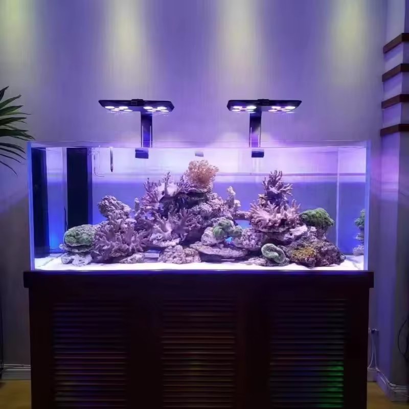 35-60CM Full Spectrum Fish Tank Light Lamp Led Aquatic Planted Aquarium Light For Marine Saltwater Freshwater Live Plant Fish