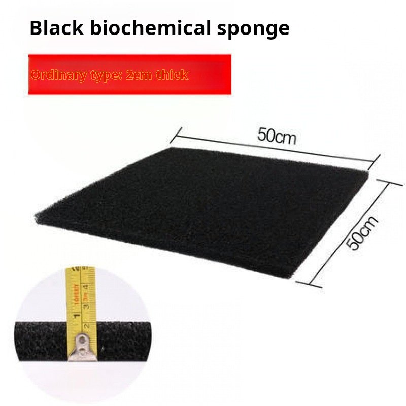 Jialu aquarium biochemical sponge filter cotton Aquarium Fish Tank Black filter Cotton Blue biochemical sponge fish tank