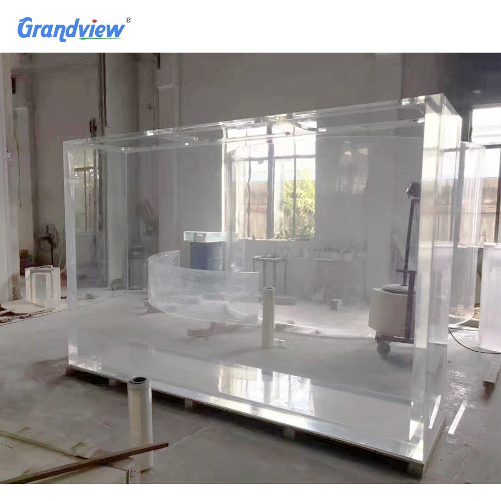 Grandview wholesale customized large transparent thick acrylic sheet for aquarium