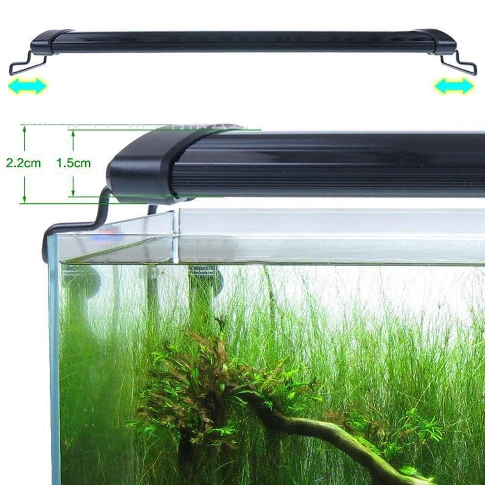 LED aquarium light fish tank full spectrum blue light coral water grass tank landscaping plant lighting