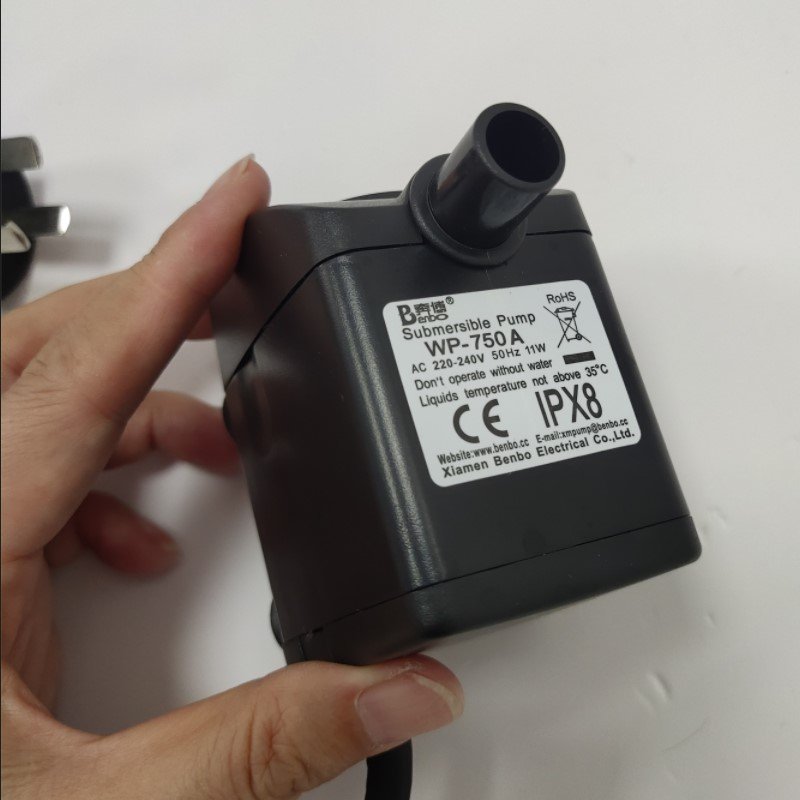 US Certificated Benbo Flow rate 750L/H water pump for garden fountain pump submersible pump