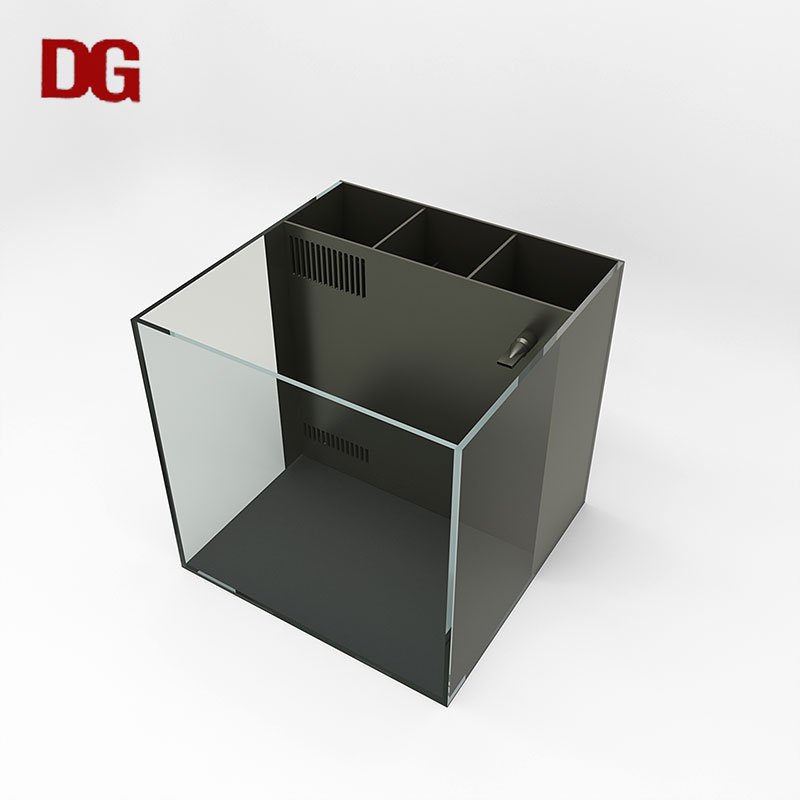 Factory's latest multifunctional back filter fish tank glass fish tank back filter right angle glass aquarium fish tank 25cm