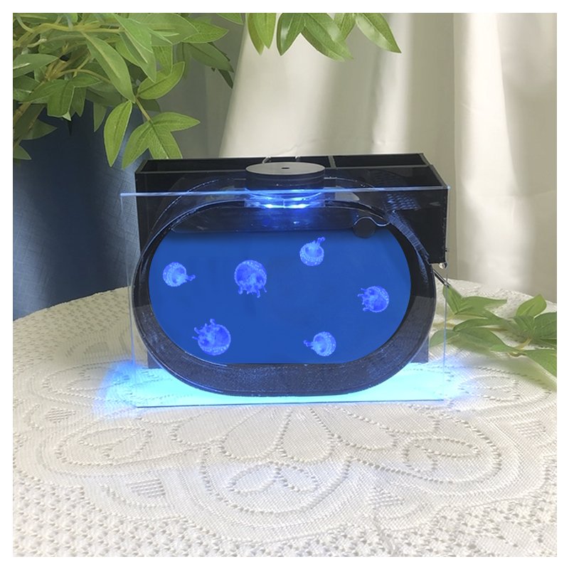 Top table viewing aquarium OEM jellyfish aquarium ecological BLACK tank jellyfish tank multi-purpose acrylic tank