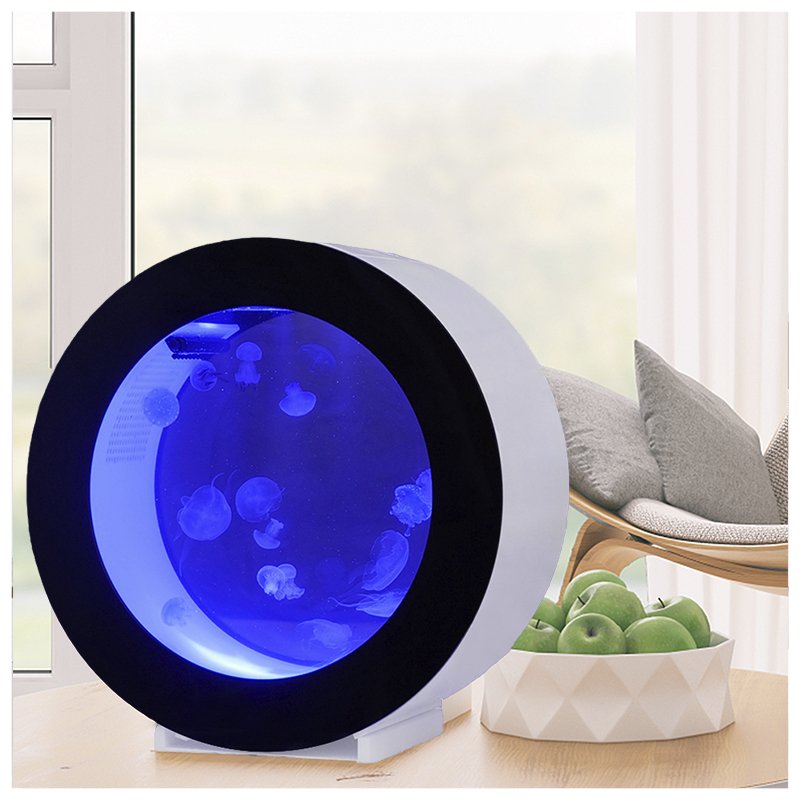 Top table viewing aquarium OEM jellyfish aquarium ecological BLACK tank jellyfish tank multi-purpose acrylic tank
