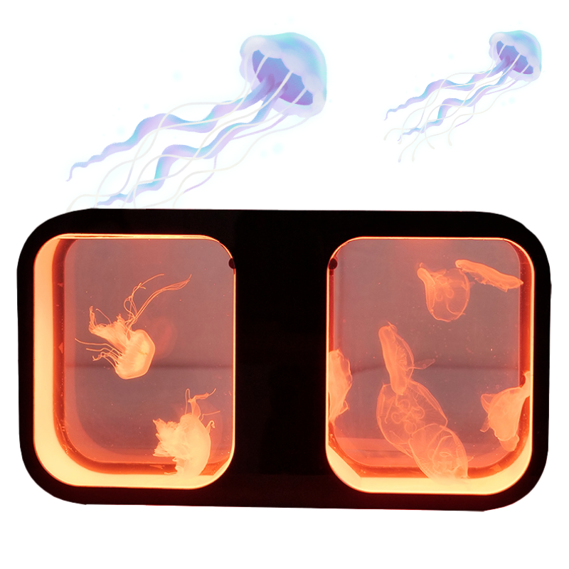 Top table viewing aquarium OEM jellyfish aquarium ecological BLACK tank jellyfish tank multi-purpose acrylic tank