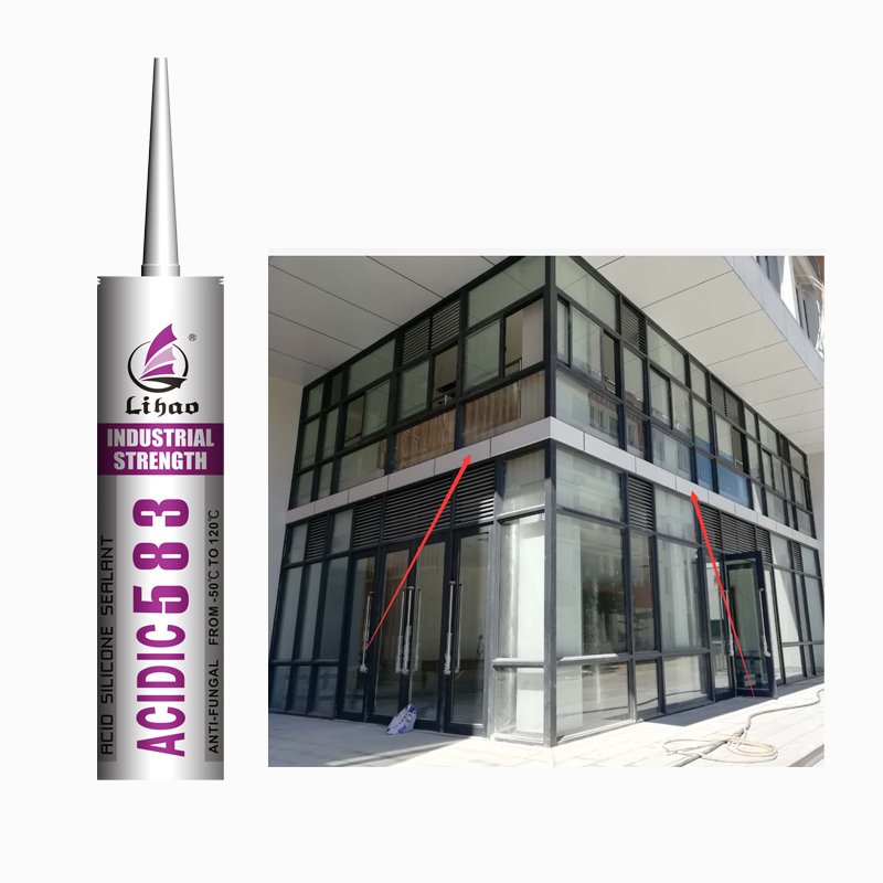 acid translucent silicone sealant structural glass paste acetic silicone adhesives & sealants for Glass Cabinet