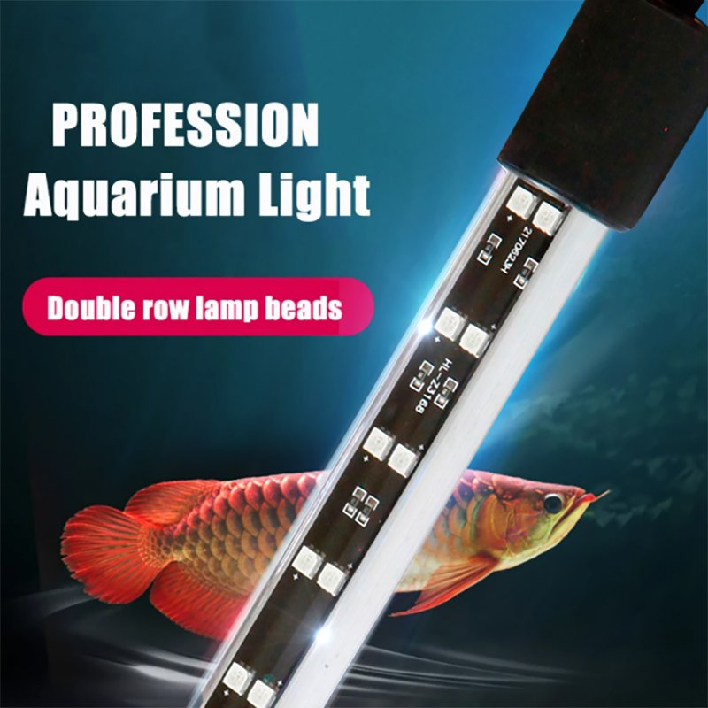 Zaohetian 5054 RGB bead Super bright aquarium light timing dimming aquarium submersible lamp Arowana lamp