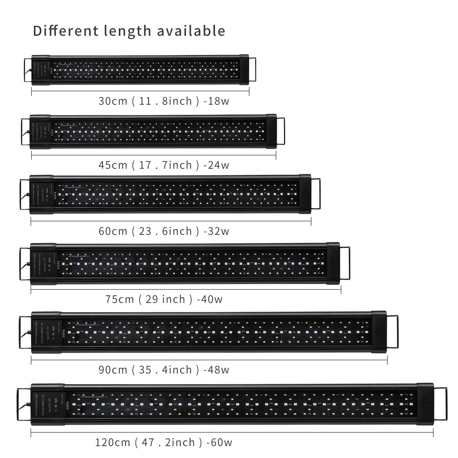 aquarium led light lighting full spectrum, aquarium led light bar, Build in Timer Auto On Off led aquarium lights