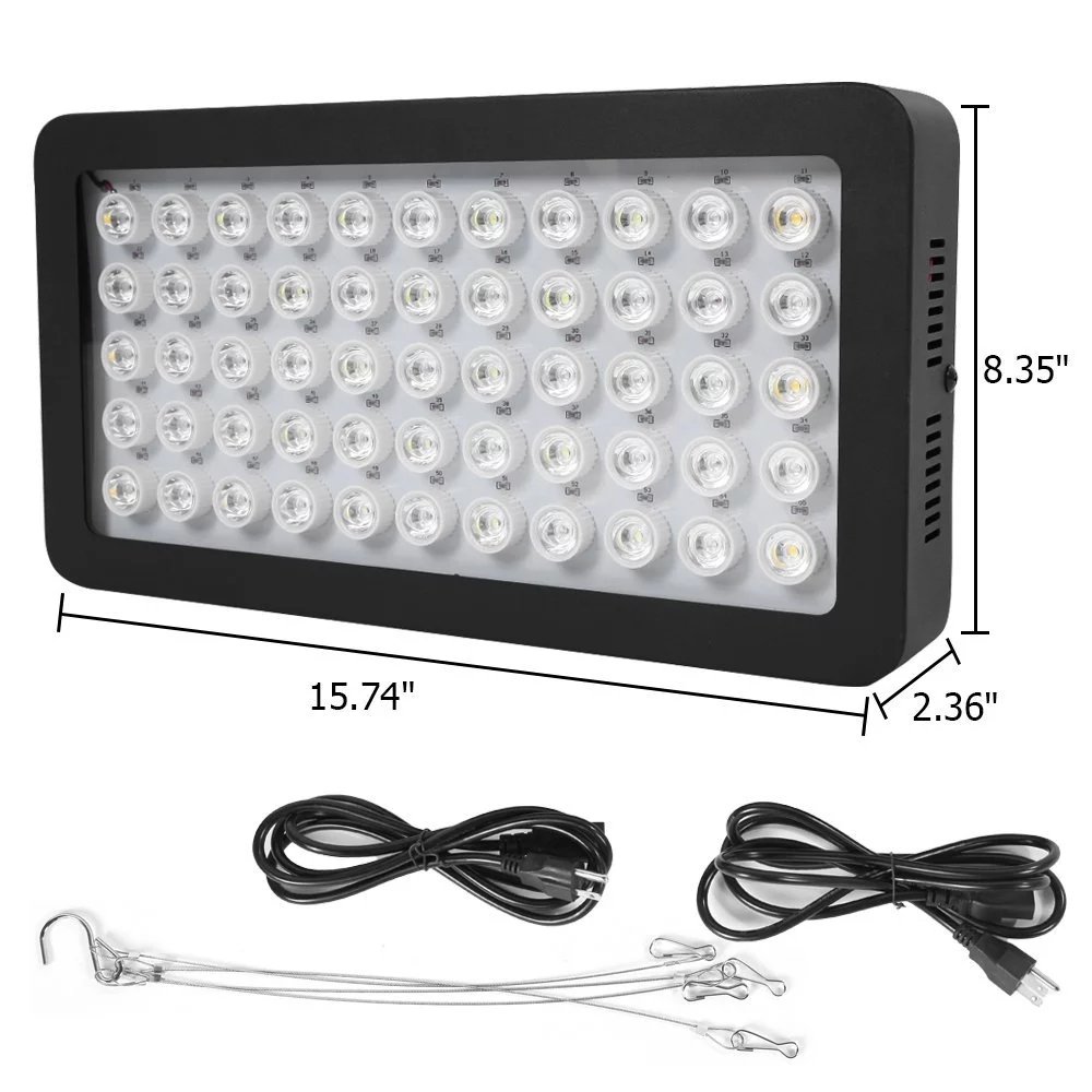 China supplier Dimmable full spectrum 165w hot sell led aquarium light 55x3 Watt Coral Reef Marine