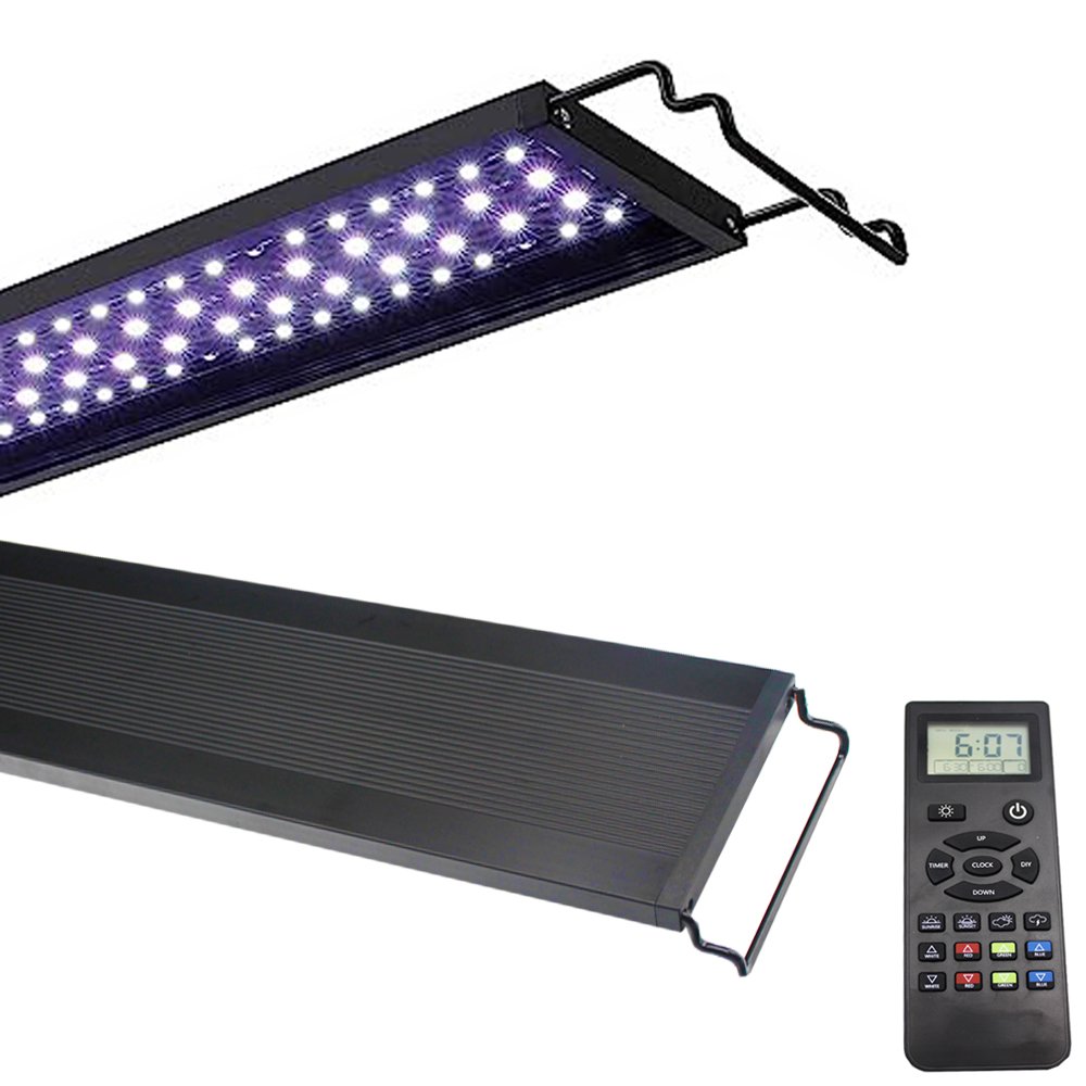 IP68 waterproof 60cm Fish Tank aquaculture Aquarium LED Light Programmable Luces de acuario LED Aquarium light With Bracket