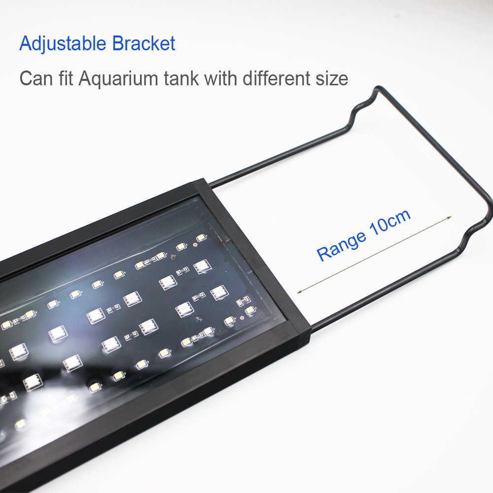 IP68 waterproof 60cm Fish Tank aquaculture Aquarium LED Light Programmable Luces de acuario LED Aquarium light With Bracket