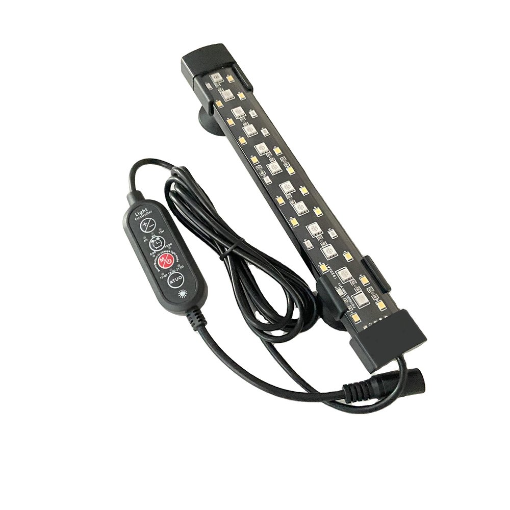 6W Full Spectrum Aquarium Light LED Dimmer WRGB Grow Led Aquarium Light Planted 24/7 Aquarium Lights for Live Plant