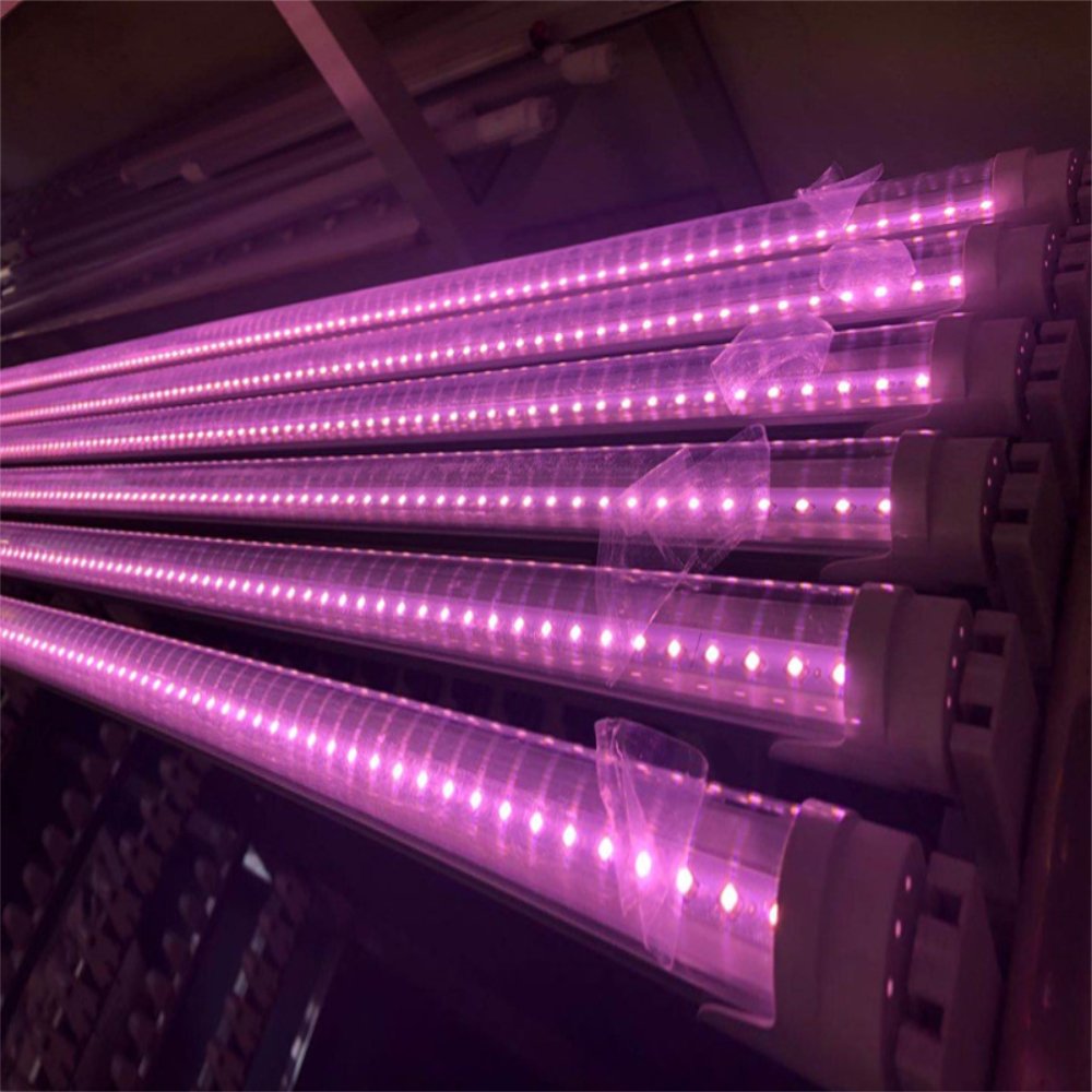Pink & White 5000K LED Light Tubes (T8) | Meat, Cooked Food, Fish Tank (Fresh Produce Lamps)