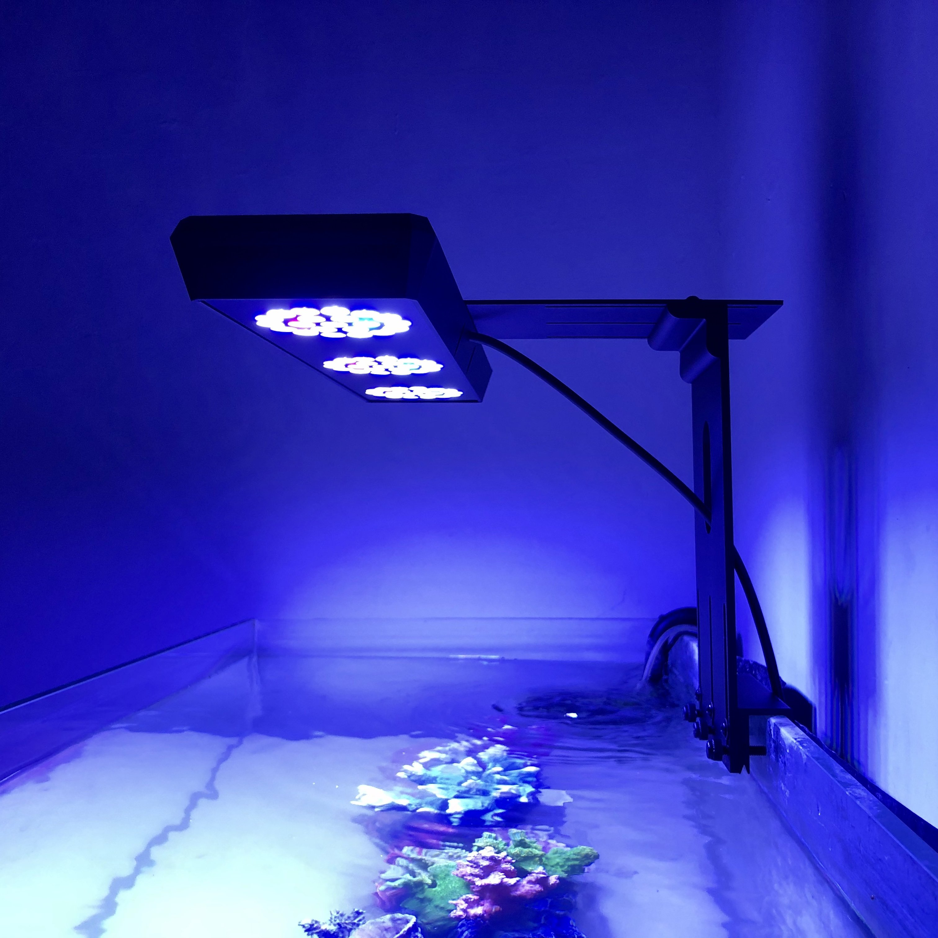 2024 New Popular MicMol Thor Pro 180W APP Control Full Spectrum Aquarium Marine LED Lights for Saltwater Coral Reef Tank