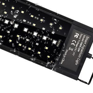 Aquarium Light for 30~36in Full Spectrum Plant Fish Tank Light with LCD Setting Display 7 Colors Sunrise Sunset Moon DIY Model
