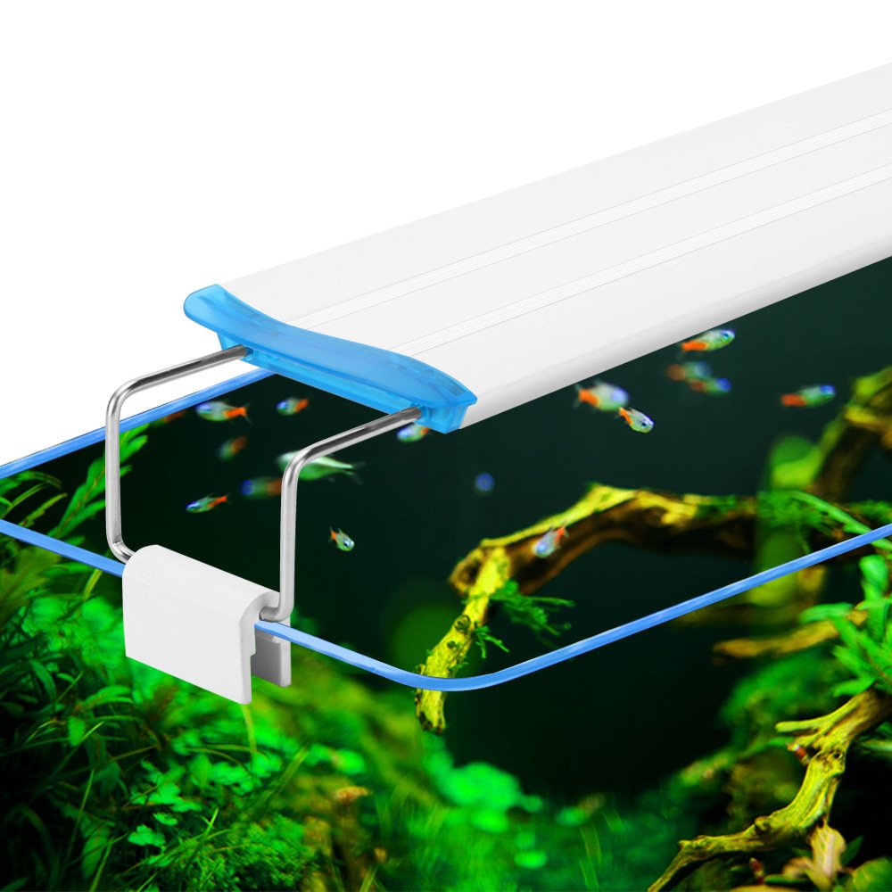 90-260V Aquarium Clip Light Super Thin Fish Tank Planted Aquarium Lamp 18-71cm LED EU Energy Aquarium Lighting