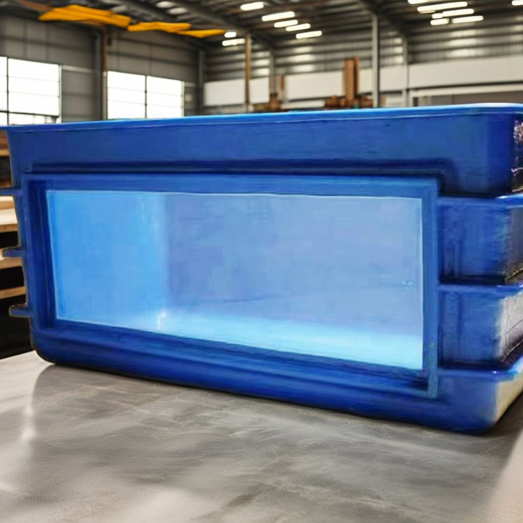 Wholesale custom outdoor large big size frp fiberglass breeding koi aquaculture fish farm pond fish tank aquarium