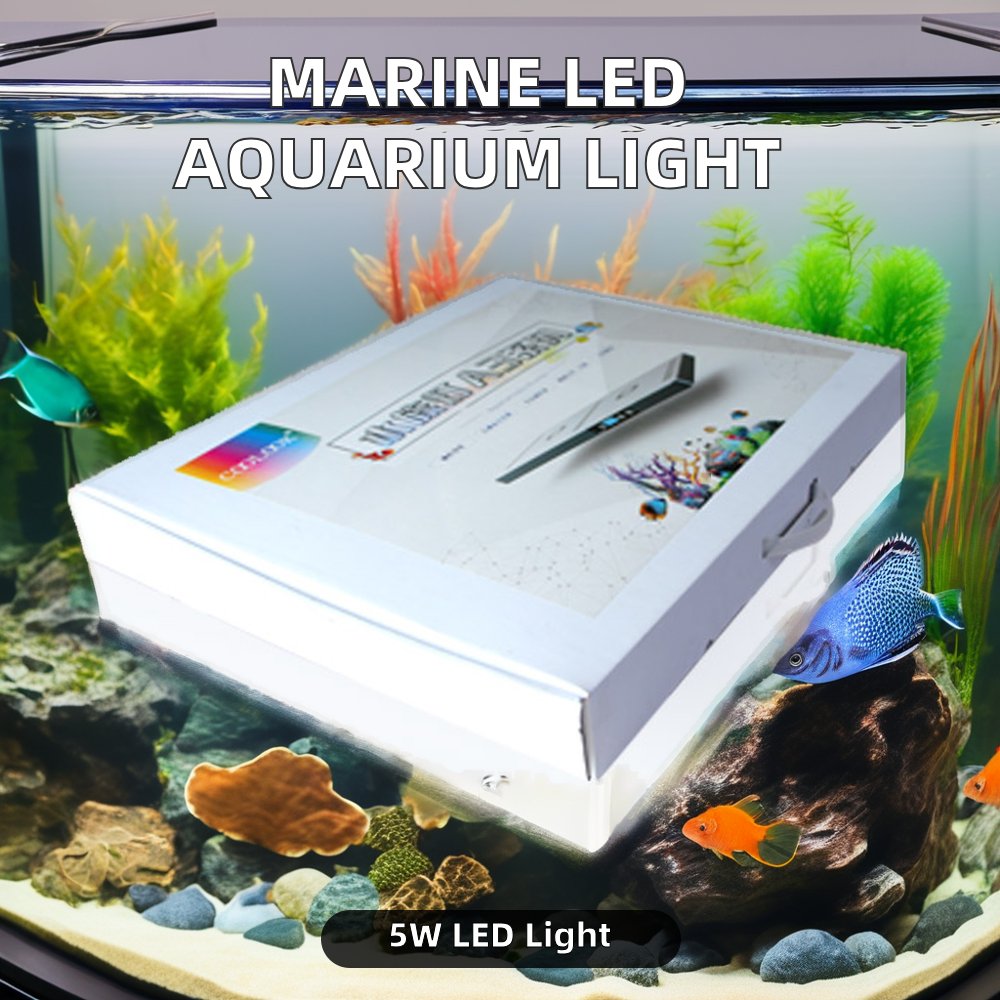 Full Spectrum Marine Aquarium LED Light Fish Tank Lamp with Metal Material for Coral Reef Display